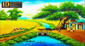 Tranh Đồng Quê - Tranh Sơn Dầu (17)