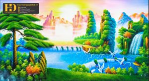 Tranh Đồng Quê - Tranh Sơn Dầu (20)