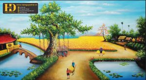 Tranh Đồng Quê - Tranh Sơn Dầu (22)