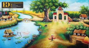 Tranh Đồng Quê - Tranh Sơn Dầu (23)