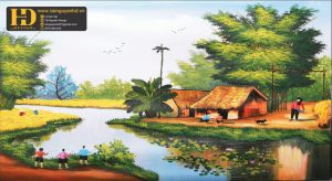 Tranh Đồng Quê - Tranh Sơn Dầu (26)