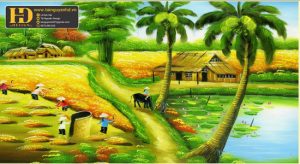 Tranh Đồng Quê - Tranh Sơn Dầu (3)