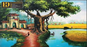 Tranh Đồng Quê - Tranh Sơn Dầu (30)