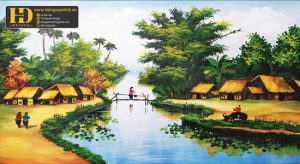 Tranh Đồng Quê - Tranh Sơn Dầu (32)