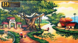 Tranh Đồng Quê - Tranh Sơn Dầu (33)