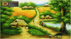 Tranh Đồng Quê - Tranh Sơn Dầu (4)