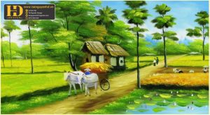 Tranh Đồng Quê - Tranh Sơn Dầu (5)