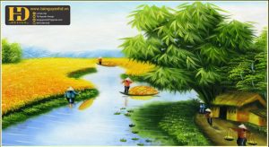 Tranh Đồng Quê - Tranh Sơn Dầu (8)