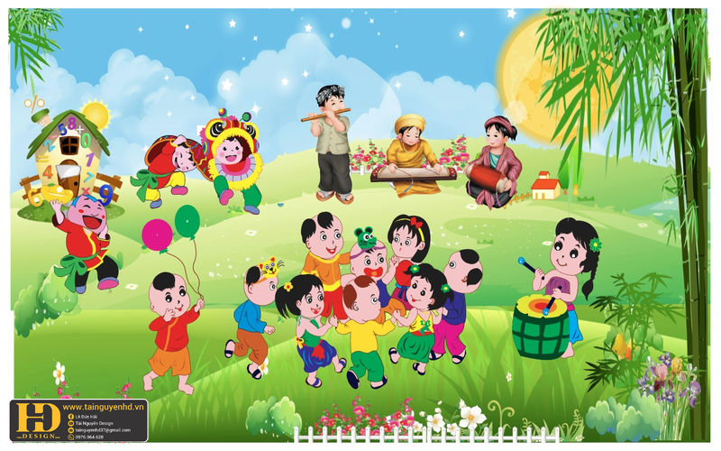 Tranh Trang Trí Trường Mầm Non (10)