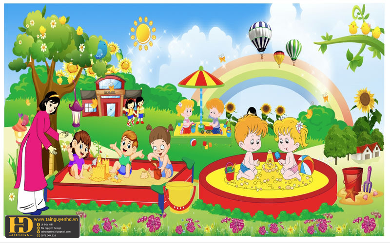 Tranh Trang Trí Trường Mầm Non (11)