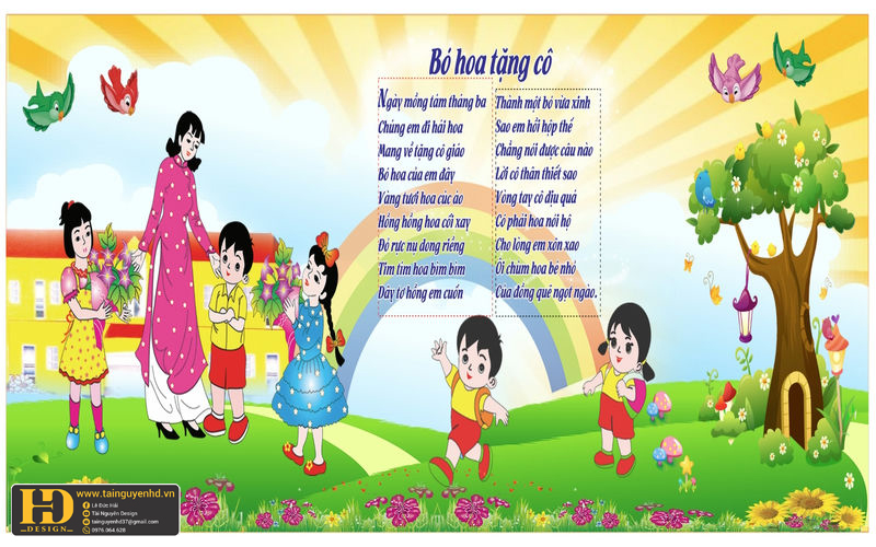 Tranh Trang Trí Trường Mầm Non (13)