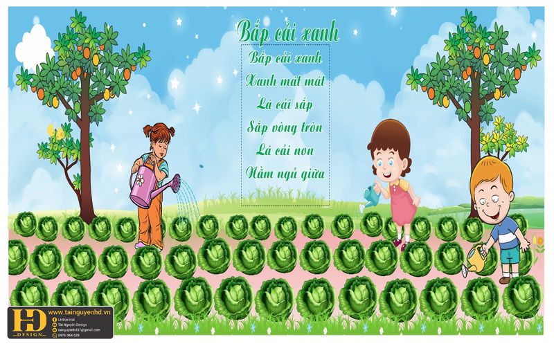 Tranh Trang Trí Trường Mầm Non (6)