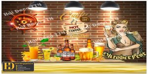 Tranh Tường Quán Cà Phê (2)