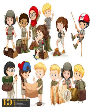 Vector Học Sinh - Em Bé (30)