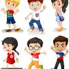 Vector Học Sinh - Em Bé (37)