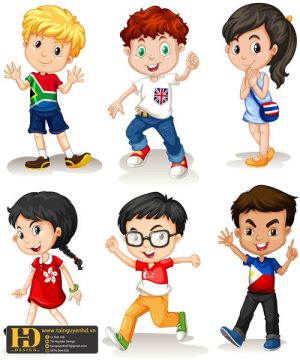 Vector Học Sinh - Em Bé (37)