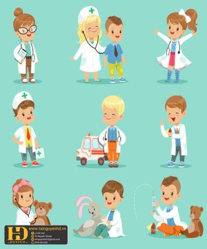 Vector Học Sinh - Em Bé (81)