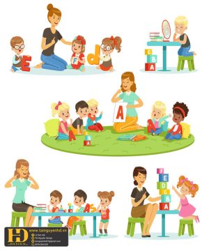 Vector Học Sinh - Em Bé (83)