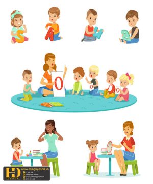 Vector Học Sinh - Em Bé (84)