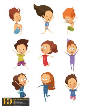 Vector Học Sinh - Em Bé (93)