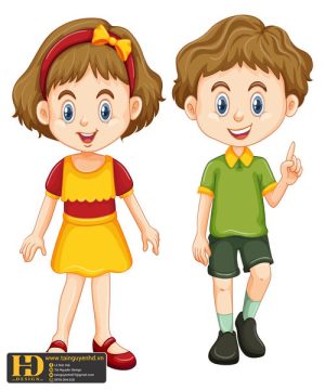 Vector Học Sinh - Em Bé (96)