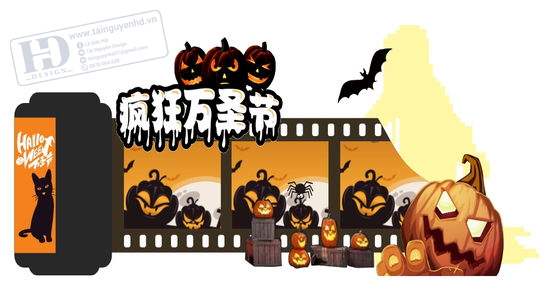 Vector Trang Trí Lễ Hội Halloween (6)