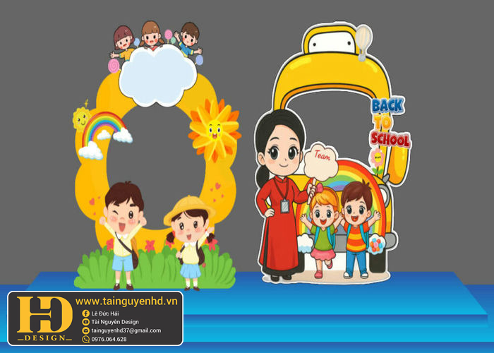 Vector Trang Trí Lớp Mầm Non (3)