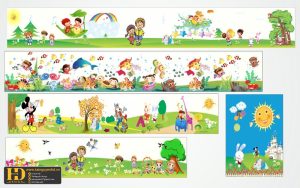 Vector Tranh Khu Vui Chơi Mầm Non (20)