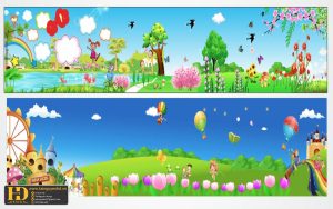 Vector Tranh Khu Vui Chơi Mầm Non (23)
