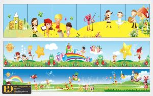 Vector Tranh Khu Vui Chơi Mầm Non (25)