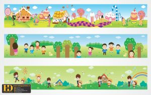 Vector Tranh Khu Vui Chơi Mầm Non (31)
