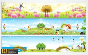 Vector Tranh Khu Vui Chơi Mầm Non (34)