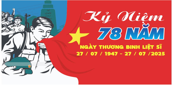 Vector tranh cổ động ngày thương binh liệt sỹ