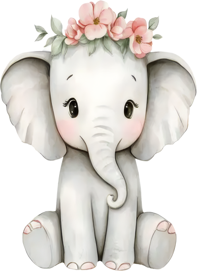 Voi Con Cute PNG (1)