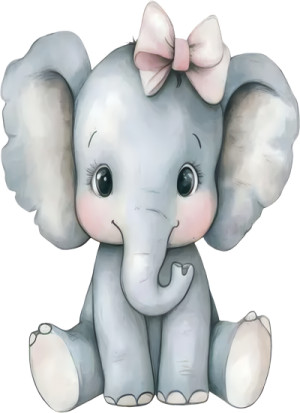 Voi Con Cute PNG (2)