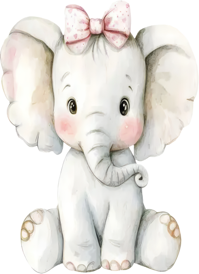 Voi Con Cute PNG (3)