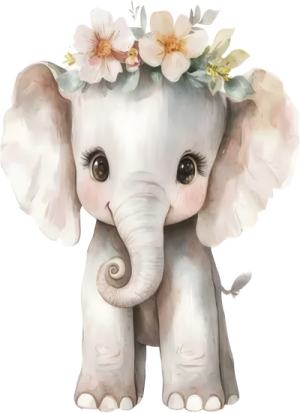 Voi Con Cute PNG (5)