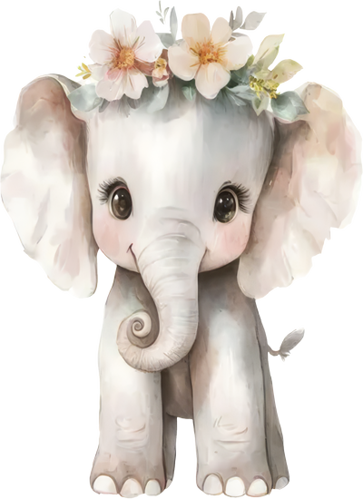 Voi Con Cute PNG (5)