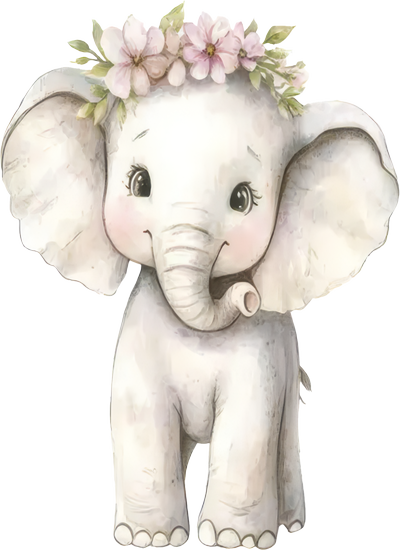 Voi Con Cute PNG (7)