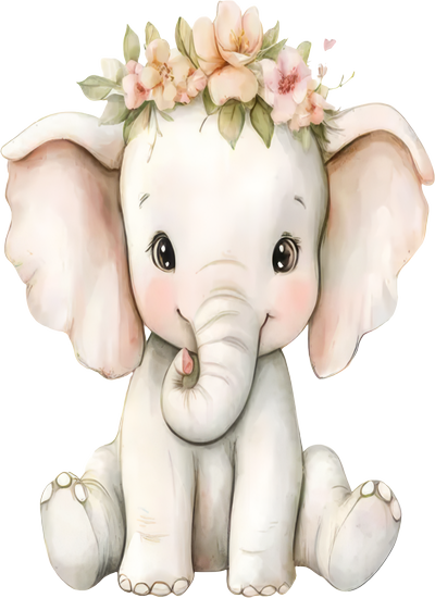 Voi Con Cute PNG (8)