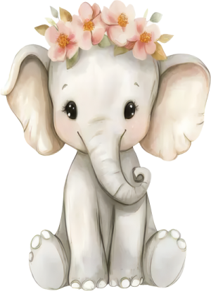 Voi Con Cute PNG (9)