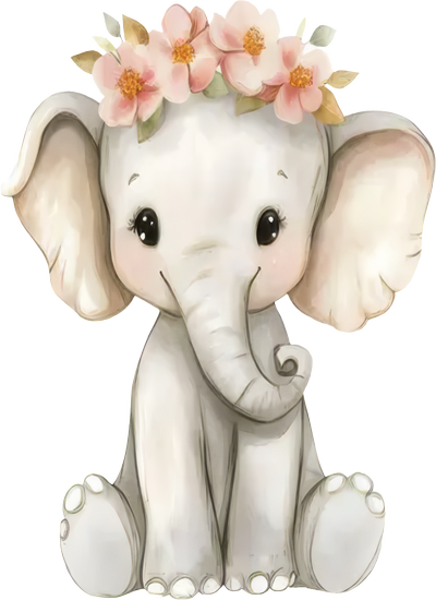 Voi Con Cute PNG (9)