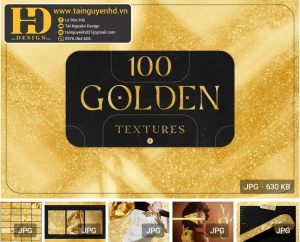 100 họa tiết vàng