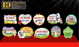Bảng tên treo trang trí lớp học