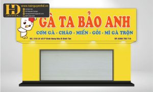 Biển bảng QC Gà ta Bảo Anh