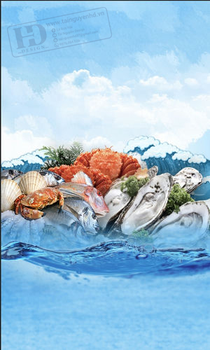 Mẫu Poster Hải Sản  (6)