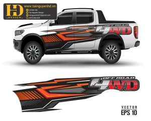 Mẫu Tem Decan Xe Ô Tô (62)