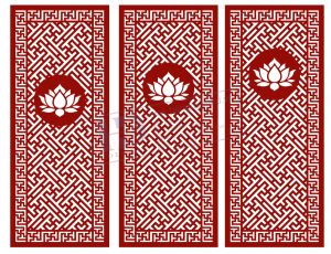 Mẫu Vách Ngăn CNC, Phòng Thờ, Mẫu Hoa Văn CNC (1)