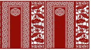 Mẫu Vách Ngăn CNC, Phòng Thờ, Mẫu Hoa Văn CNC (16)