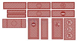 Mẫu Vách Ngăn CNC, Phòng Thờ, Mẫu Hoa Văn CNC (18)